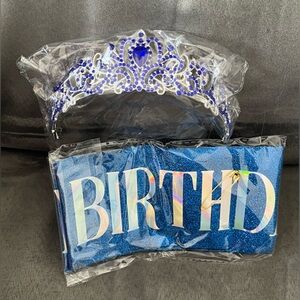 Birthday Tiara & Sash Adult New